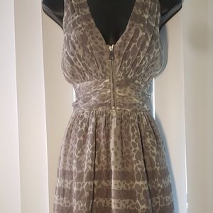 Burberry London animal print silk size 8 dress